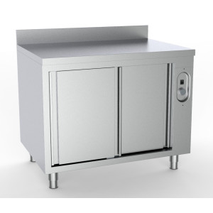 Armadio Riscaldante con Alzatina a 2 Porte - L 1800 x P 700 mm - CombiSteel