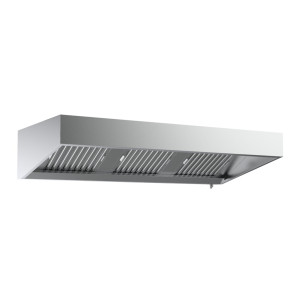 Hotte Murale Profondeur 1100 - 1600 mm - Avec Led - CombiSteel