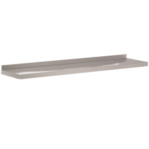 Mensola da Parete in Acciaio Inox - L 600 x P 400 mm - CombiSteel