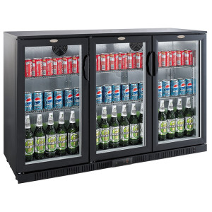 Retrobar Refrigerato a 3 Porte Scorrevoli - 330 L - CombiSteel