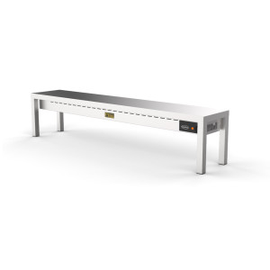 Mensola da Tavolo Riscaldante in Ceramica - 1 Livello - L 1600 x P 300 mm - CombiSteel