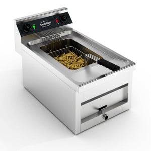 Friggitrice Elettrica da Banco - 12 L - 6000 W - CombiSteel