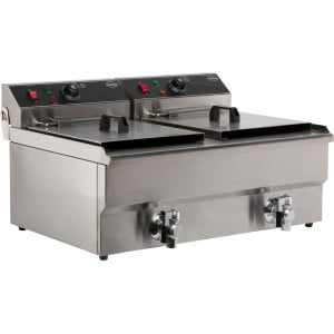 Electric Deep Fryer to Place - 2 x 10 L - CombiSteel