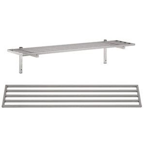 Mensola da Parete con Sbarre e Supporto - L 1000 x P 300 mm - CombiSteel