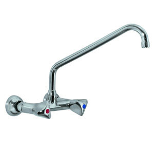 Rubinetto a Due Fori a Fissaggio a Parete - CombiSteel