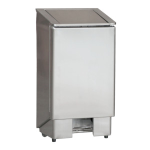 Pattumiera a Pedale in Acciaio Inox - 60 L