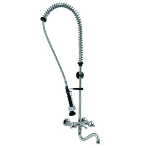 Doccetta Lavastoviglie Bi-Foro a Fissaggio a Parete