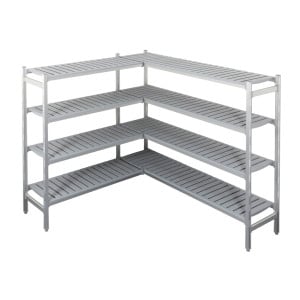 Angular Shelving for Cold Room 1500 x 1500 x 2200 mm - L 1235 x D 450 mm - CombiSteel