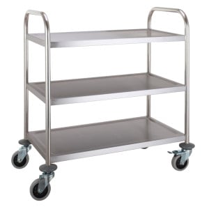 Carrello Inox Smontabile a 3 Livelli - CombiSteel