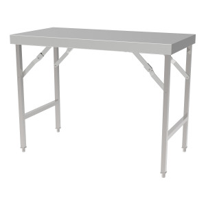 Tavolo Inox Pieghevole - L 1800 x P 700 mm - CombiSteel