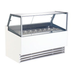 Vetrina per Gelati Borneo - 12 x 5 L - CombiSteel