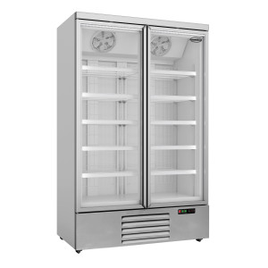 Vetrina Refrigerata Negativa Inox a 2 Porte - 1000 L - CombiSteel