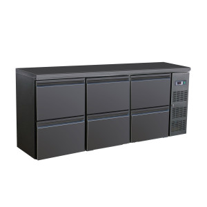 Retrobar Refrigerato a 6 Cassetti - 537 L - CombiSteel
