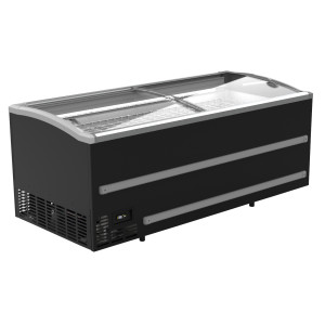 Congelatore a Pozzetto Nero per Supermercato - 988 L - CombiSteel