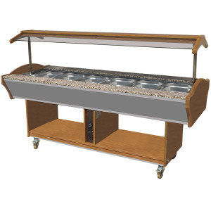 Buffet Caldo - 6 GN 1/1 - CombiSteel