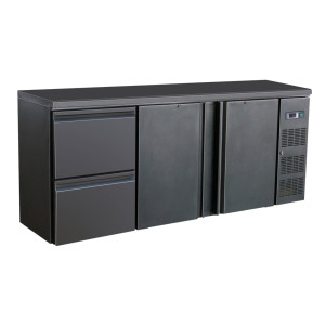 Retrobar Refrigerato a 2 Porte e 2 Cassetti - 537 L - CombiSteel