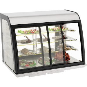 Vitrine Chauffante Drop-In à Portes Coulissantes - 140 L - CombiSteel