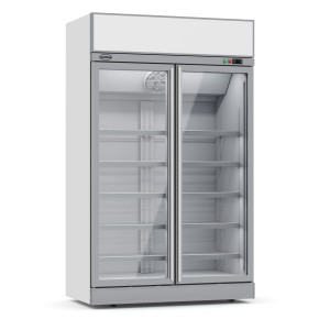 Vetrina Refrigerata Positiva a 2 Porte Vetrate - 1000 L - CombiSteel