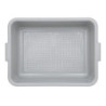 Perforated Food Tray in Polypropylene - Gray - Vogue