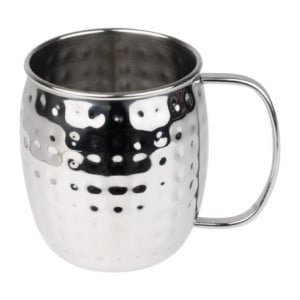 Tazza in Acciaio Inossidabile Martellato - 440 ml - Olympia