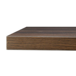 Square Table Dark Wood Effect - 70 x 70 cm - Bolero