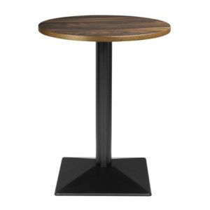 Round Table Dark Wood Effect - ⌀ 60 cm - Bolero