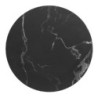 Round Table Black Stone Effect - ⌀ 60 cm - Bolero