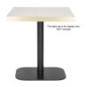 Pied de Table en Fonte Noir - 720 x 420 x 600 mm - Bolero