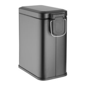 Slim Black Bathroom Bin - 5 L - Jantex