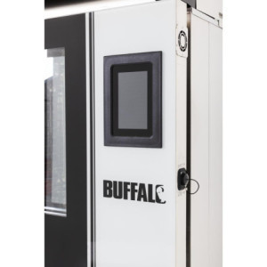 Forno Combinato Compatto a Schermo Tattile 6 x GN 1/1 con Supporto e Kit di Installazione - Buffalo