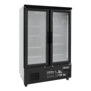 Vetrina Refrigerata a 2 Porte - 744 L - Positiva Nera - Polar