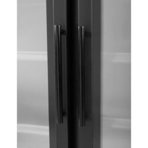 Vetrina Refrigerata a 2 Porte - 744 L - Negativa Nera - Polar