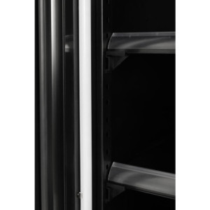 Vetrina Refrigerata a 2 Porte - 744 L - Negativa Nera - Polar