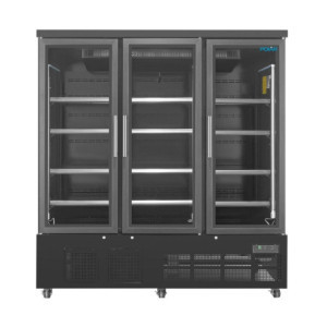 Vetrina Refrigerata a 3 Porte - 1156 L - Negativa Nera - Polar