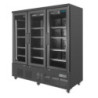 Vetrina Refrigerata a 3 Porte - 1156 L - Negativa Nera - Polar