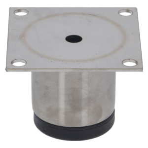 Piedino Regolabile AISI 304 ø 1"1/2 - 65 x 65 mm - FourniResto