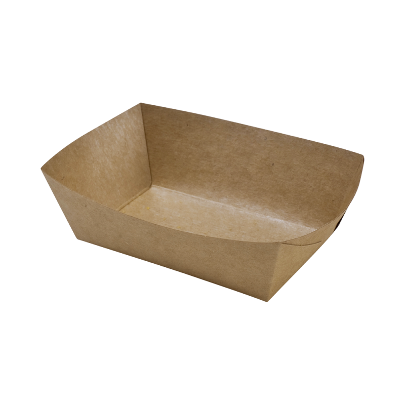 Vaschetta per Patatine in Kraft - 135 x 85 mm - Lotto di 250 - FourniResto Vaschetta per Patatine in Kraft - 135 x 85 mm - Lotto di 250 - FourniResto