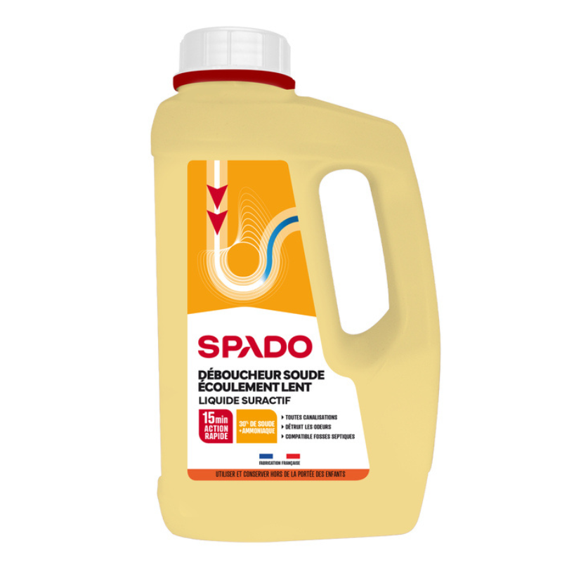 Sgorgante Liquido Speciale Scarico Lento - 1 L - SPADO Sgorgante Liquido Speciale Scarico Lento - 1 L - SPADO