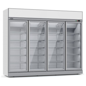 Vetrina Refrigerata Negativa - 4 Porte Vetrate - 2060 L - CombiSteel