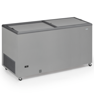 Congelatore a Pozzetto Professionale Inox con Coperchio Opaco - 400 L
