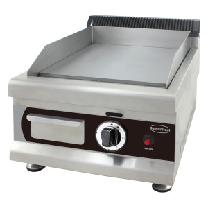 Grill a Gas Piastra Liscia - 400 x 575 Mm - CombiSteel