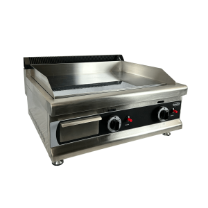 Grill a Gas Piastra Liscia e Cromata - 650 x 575 Mm - CombiSteel