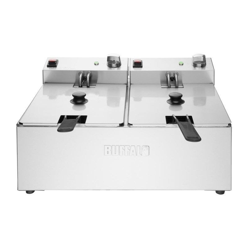 Friteuse Électrique Double - 2X5L - Buffalo Friteuse Électrique Double - 2X5L - Buffalo
