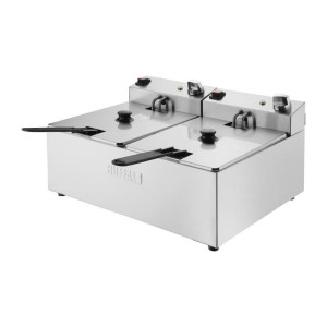 Friteuse Électrique Double - 2X5L - Buffalo