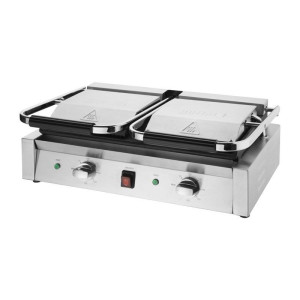Double Smooth/Smooth Bistro Contact Grill 230V - Buffalo