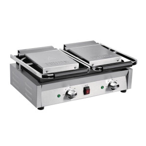 Griglia a contatto doppia Bistro rigata/rigata in acciaio inox - Buffalo