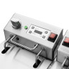 Friteuse Électrique Double avec Minuterie - 2 X 8 L - Buffalo