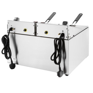 Friteuse Électrique Double avec Minuterie - 2 X 8 L - Buffalo