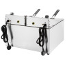Friteuse Électrique Double avec Minuterie - 2 X 8 L - Buffalo