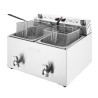 Friteuse Électrique Double avec Minuterie - 2 X 8 L - Buffalo